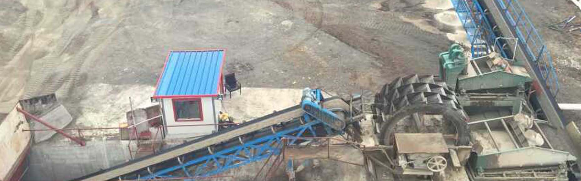 廣東河源時產(chǎn)80方一小時洗沙生產(chǎn)線